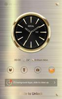 Royal GO Clock Theme اسکرین شاٹ 2