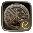 Steampunk GO Clock Themes icône