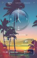 Summer Go Clock Theme постер