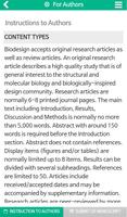 Biodesign Journal screenshot 2