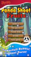 Panda Shoot Fruits plakat