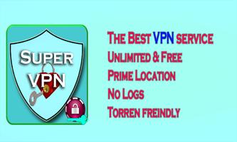 Super VPN turbo unblock speed vpn poster