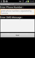 Send SMS app Affiche