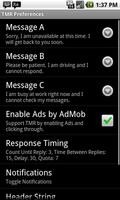 Text Message Responder اسکرین شاٹ 2