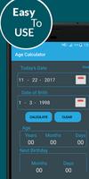 Age calculator real app اسکرین شاٹ 2