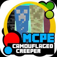 Camouflaged Creeper Mod Affiche