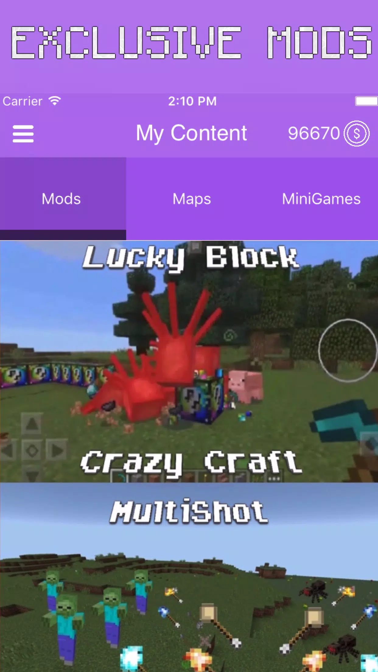 Crazy Craft Mod Pack for Minecraft PE::Appstore for Android