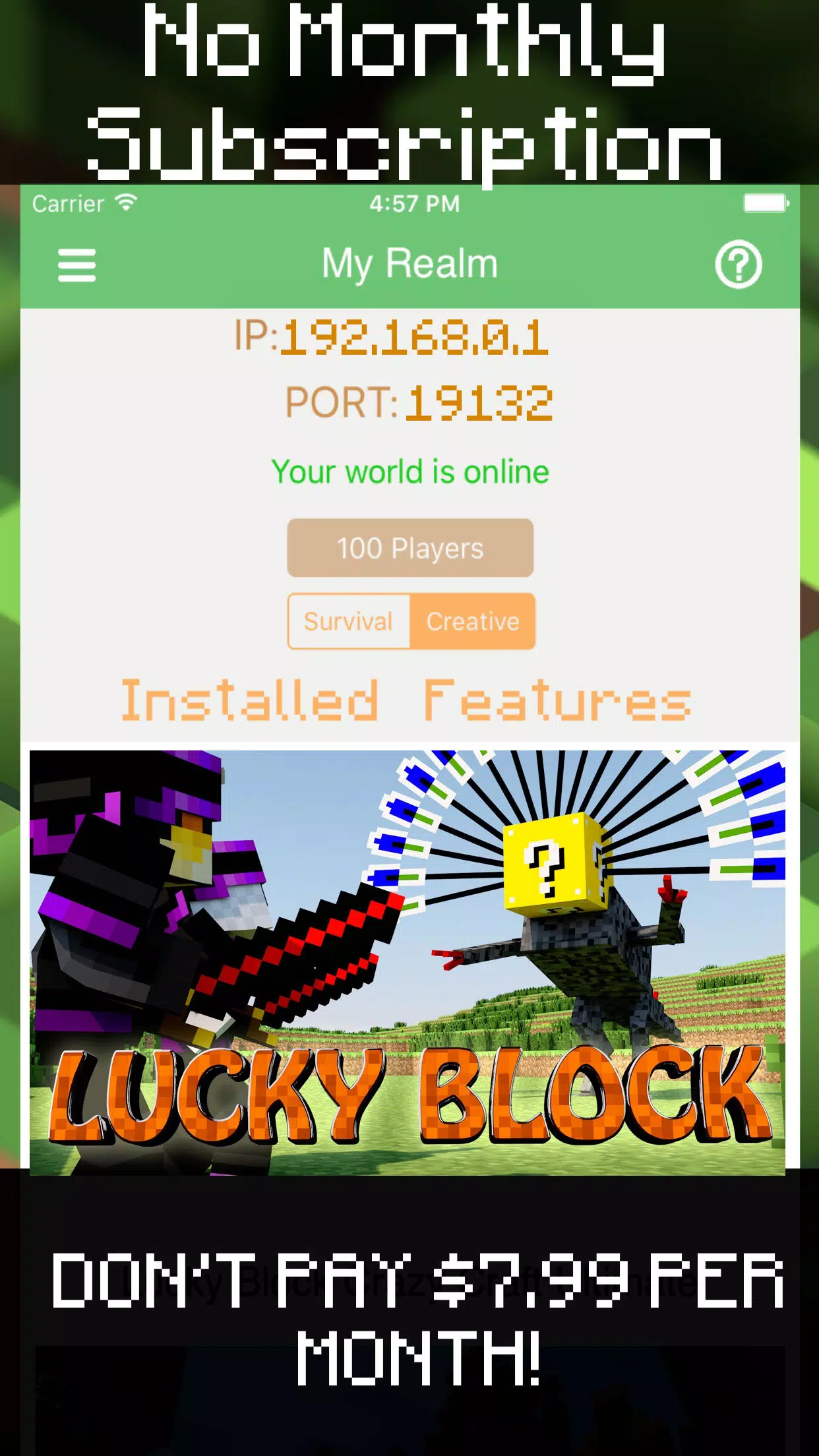 Android向けのplug For Minecraft Pe Apkをダウンロードしましょう
