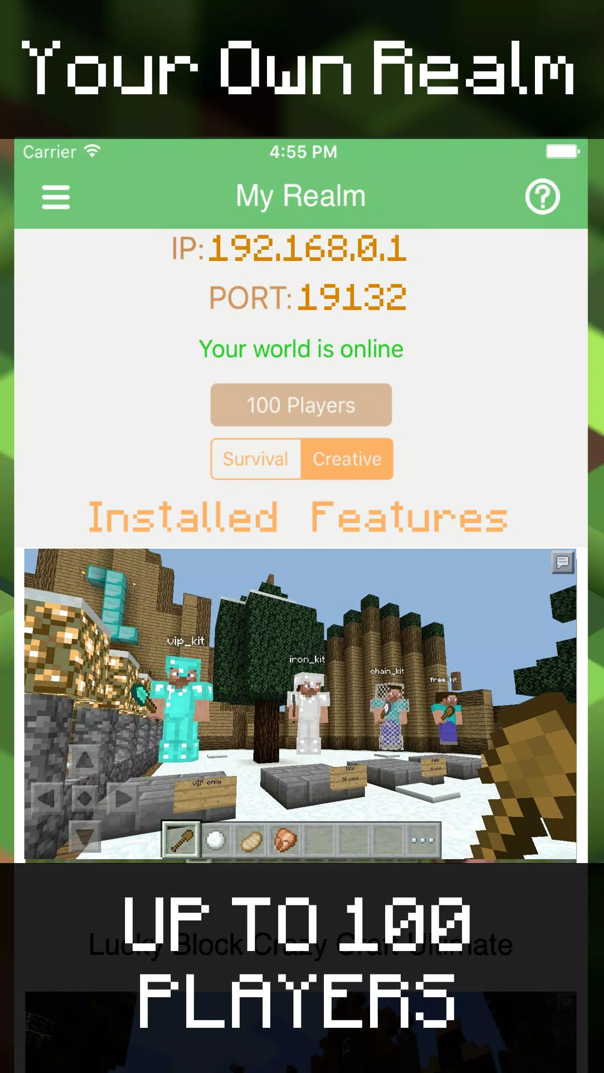 Plug Craft BR: download do minecraft pocket edition