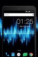 Live HD Audio Glow Wallpaper syot layar 1