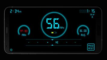 Digital Speedometer पोस्टर