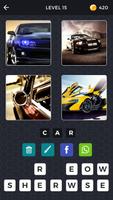 Word Guessing Game: 4 pictures 1 word poster