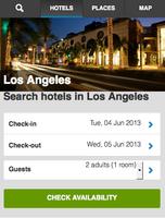 Los Angeles Hotels Booking plakat