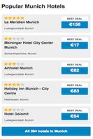 Munich Hotels Booking Cheap ảnh chụp màn hình 1