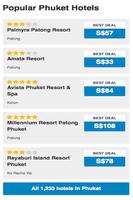 Phuket Hotels Booking Cheap screenshot 1