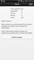 Base SAS Practice Exam Lite capture d'écran 1