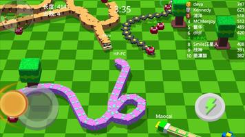 方块蛇争霸战-3D像素贪吃蛇大战 скриншот 3