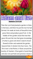 Bible Story : Adam and Eve اسکرین شاٹ 1