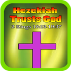 História da Bíblia: Ezequias confia em Deus ícone