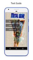 Text Guide Metal Gear 1 Affiche