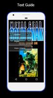Text Guide Metal Gear 2 Solid Snake Plakat