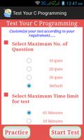 Test Your C Programming poster