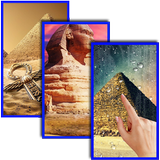 Egyptian Pyramids HD Wallpaper icône