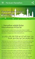 Panduan Ramadhan 2017 captura de pantalla 1