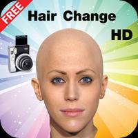 changing hairstyle photo پوسٹر
