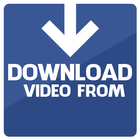 Free Video Downloader For FB biểu tượng