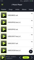 J Music player स्क्रीनशॉट 2