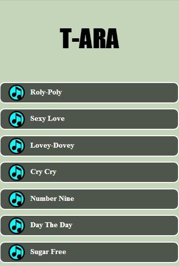 T-ara Music Lyrics for Android - APK Download