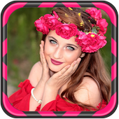 Flower Crown Photo Editor أيقونة