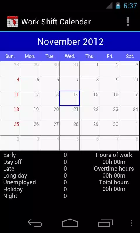 Work Shift Calendar APK for Android Download