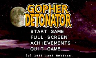 Gopher Detonator Affiche