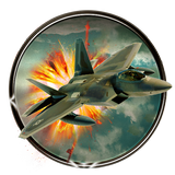 Fly F-18 FIghter Jet Attack 3D Zeichen