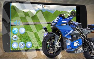 Extreme 3D MotorBike Racer Sim Cartaz
