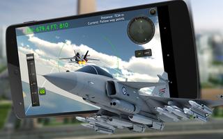 🛦F18 Jet Fighter 3d War Plane capture d'écran 2