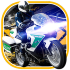 911 Police Motorbike Rider 3D icône