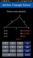 Ad-free Triangle Solver capture d'écran 1