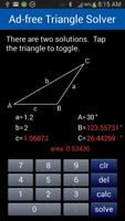 Ad-free Triangle Solver capture d'écran 2