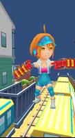 Subway Girl Runner 3D capture d'écran 2