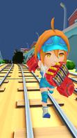Subway Girl Runner 3D capture d'écran 3