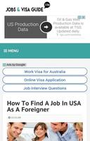 Jobs And Visa Guide screenshot 1