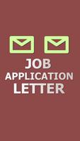 Job application letter poster