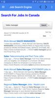 Job vacancies in Canada capture d'écran 1