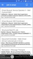 Job vacancies in Oman capture d'écran 3