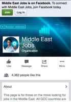 Middle East Jobs capture d'écran 1