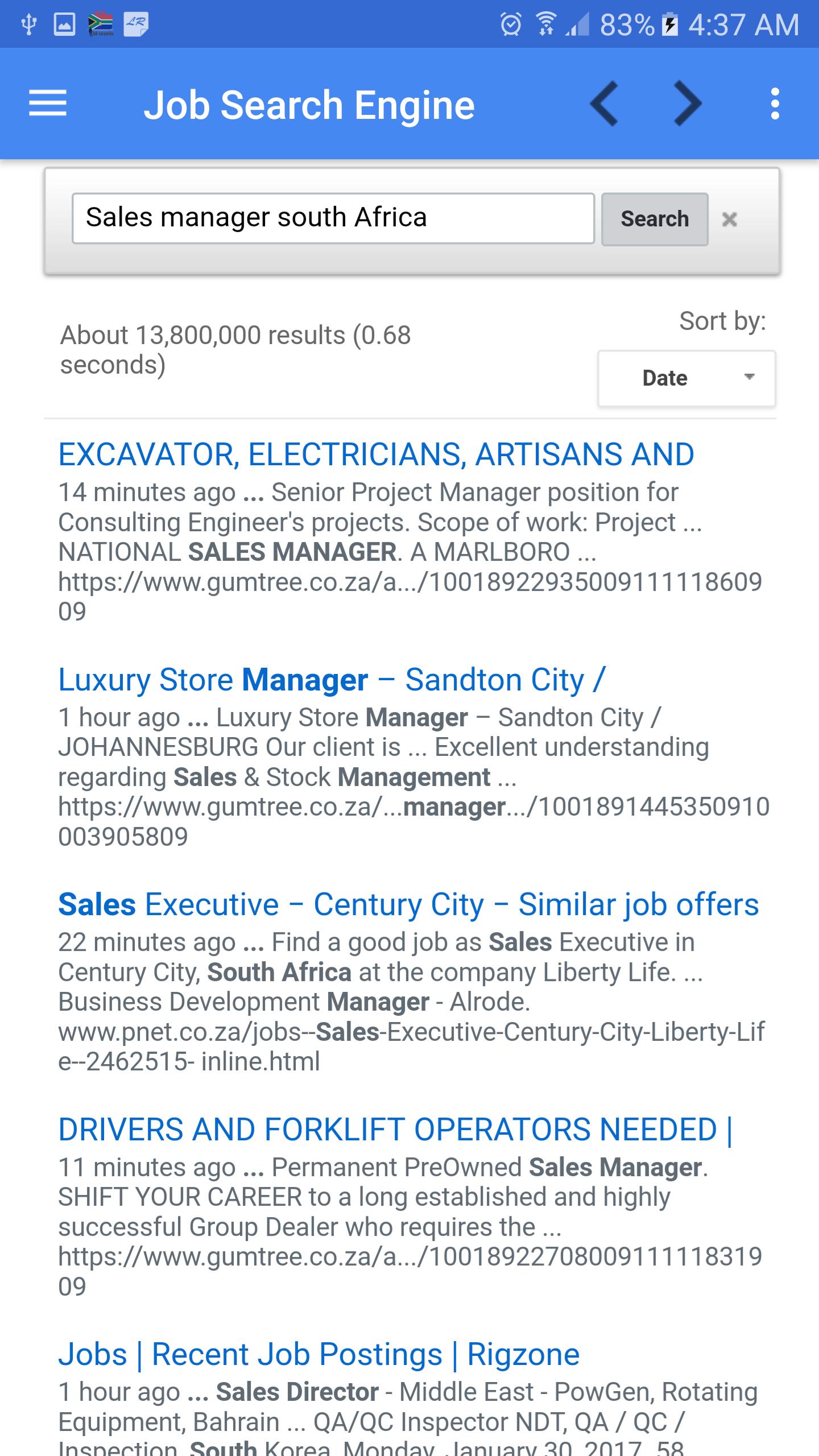 Job vacancies in South Africa for Android - APK Download