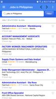 Job vacancies in Philippines capture d'écran 1